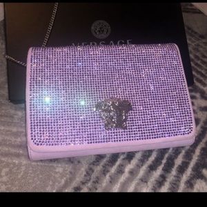 Versace crystal purse